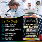 (2-PACK) HEMP GUMMIES - 9000 MG - 180 CT