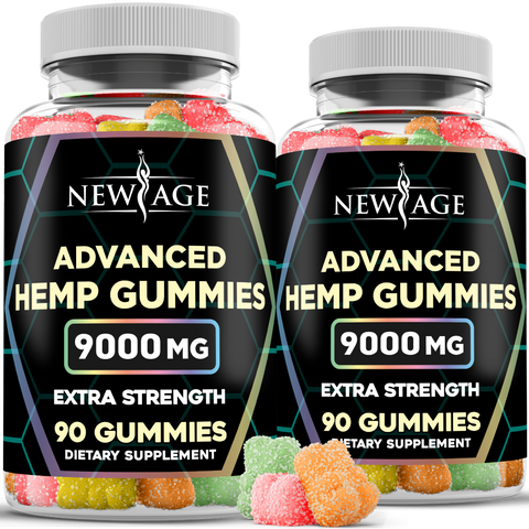 (2-PACK) HEMP GUMMIES - 9000 MG - 180 CT