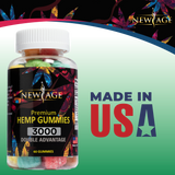 (2-Pack) Hemp Gummies - 3000 MG - 120 CT