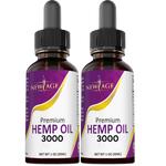 (2-Pack) Hemp Oil 3000 MG