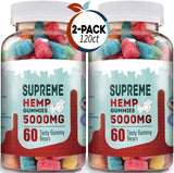 (2-Pack) Supreme Hemp Big Gummies - 5000 MG - 120 CT