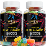 (2-Pack) Hemp Gummies - 3000 MG - 120 CT