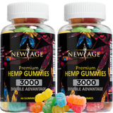 (2-Pack) Hemp Gummies - 3000 MG - 120 CT