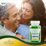 (2-Pack) Hemp Oil Capsules 5000 MG
