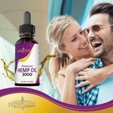(2-Pack) Hemp Oil 3000 MG